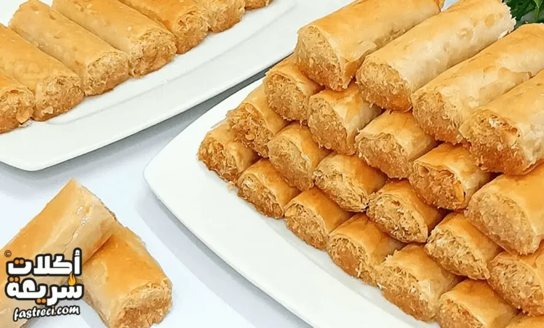 طريقة عمل الجلاش الحلو صوابع و 4 طرق للتقديم يليق بالمناسبات