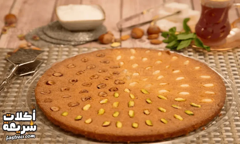 طريقة عمل البسبوسة الأصلية في البيت زي المحلات بالضبط – في 5 خطوات وبمكونات من مطبخك